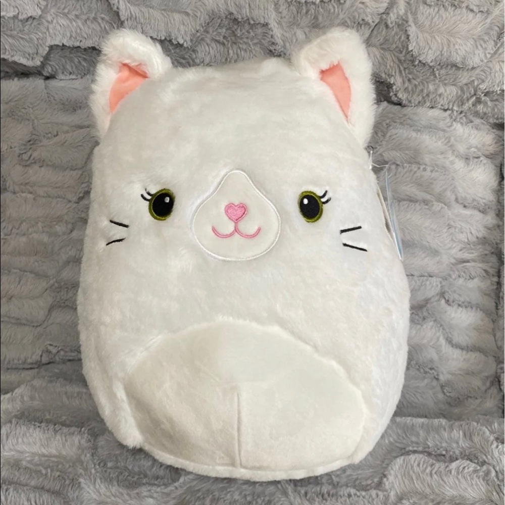 Kelsey the Persian Cat “Green Eyes” Squishmallow 12”